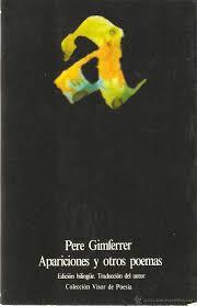 Apariciones y otros poemas | 9788475221564 | Gimferrer, Pere | Librería Castillón - Comprar libros online Aragón, Barbastro