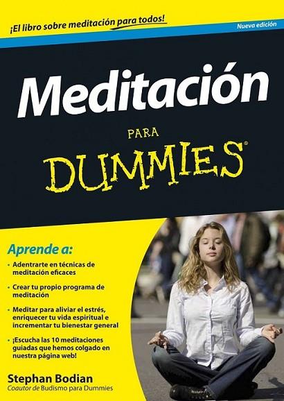 Meditación para Dummies | 9788432901324 | Bodian, Stephan | Librería Castillón - Comprar libros online Aragón, Barbastro