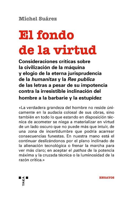 El fondo de la virtud | 9788417767310 | Suárez, Michel | Librería Castillón - Comprar libros online Aragón, Barbastro