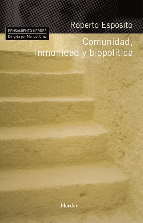 Comunidad, inmunidad y biopolítica | 9788425426001 | Esposito, Roberto | Librería Castillón - Comprar libros online Aragón, Barbastro