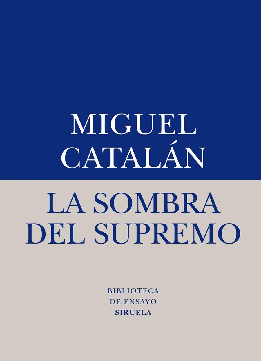 La sombra del Supremo | 9788416396238 | Catalán, Miguel | Librería Castillón - Comprar libros online Aragón, Barbastro