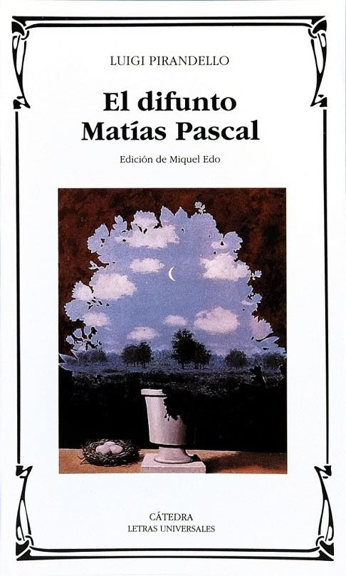 DIFUNTO MATIAS PASCAL, EL (LU) | 9788437616551 | PIRANDELLO, LUIGI | Librería Castillón - Comprar libros online Aragón, Barbastro