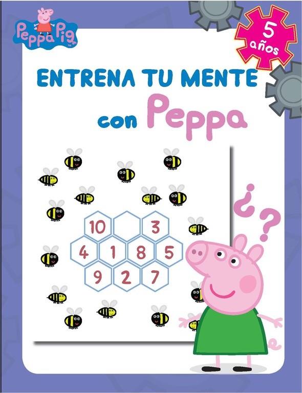 Entrena tu mente con Peppa. 5 años (Peppa Pig. Cuaderno de actividades) | 9788437201290 | VV. AA. | Librería Castillón - Comprar libros online Aragón, Barbastro