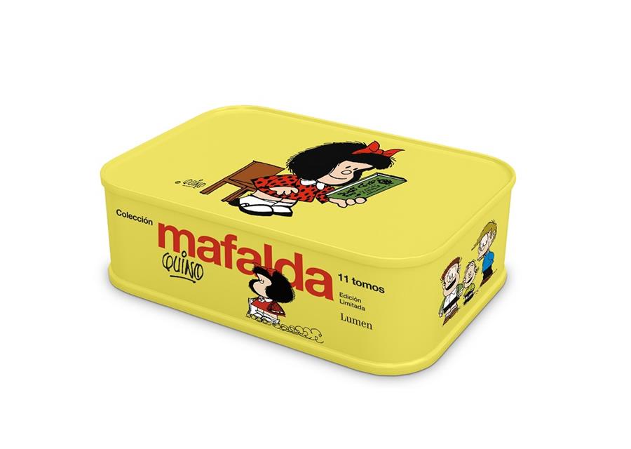 Colección Mafalda: 11 tomos en una lata (edición limitada) | 9788426428844 | Quino | Librería Castillón - Comprar libros online Aragón, Barbastro
