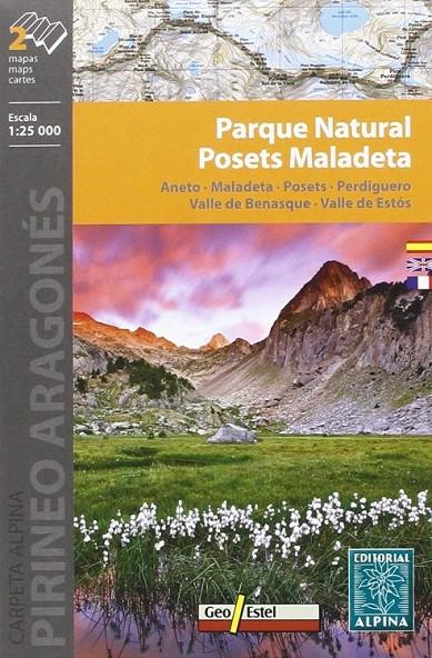 Parque natural Posets Maladeta E:1:25000 - Carpeta Alpina 2 mapas | 9788480904896 | VV.AA. | Librería Castillón - Comprar libros online Aragón, Barbastro