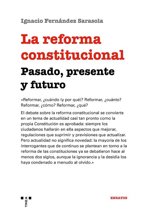 La reforma constitucional: pasado, presente y futuro | 9788417767303 | Fernández Sarasola, Ignacio | Librería Castillón - Comprar libros online Aragón, Barbastro