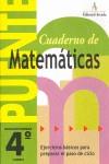 PUENTE MATEMATICAS 4ºEP | 9788478874118 | MARTI FUSTER, ROSA MARIA | Librería Castillón - Comprar libros online Aragón, Barbastro
