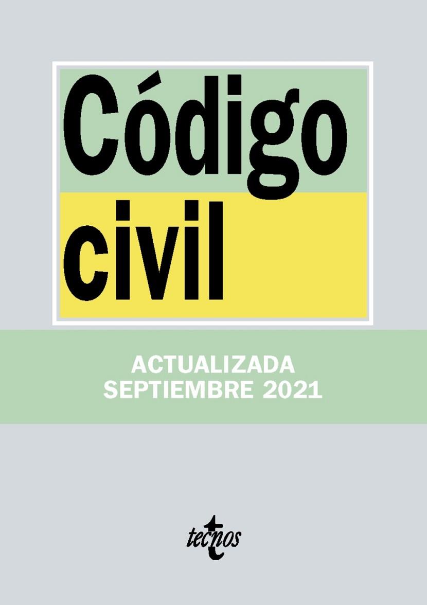 Código Civil | 9788430982684 | Editorial Tecnos | Librería Castillón - Comprar libros online Aragón, Barbastro