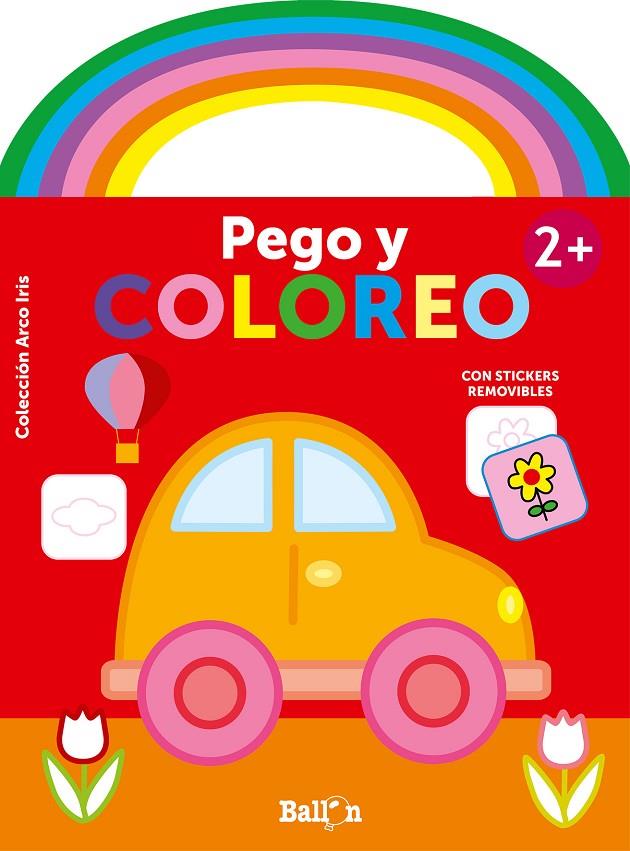 ARCO IRIS - PEGO Y COLOREO +2 COCHE | 9789403214481 | BALLON | Librería Castillón - Comprar libros online Aragón, Barbastro