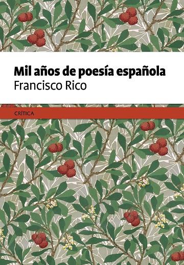 Mil años de poesía española | 9788498929645 | Rico, Francisco | Librería Castillón - Comprar libros online Aragón, Barbastro
