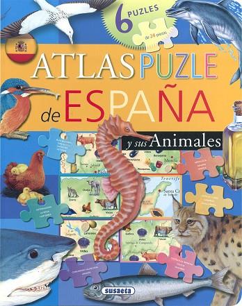Atlas puzle de España | 9788467791037 | Susaeta Ediciones | Librería Castillón - Comprar libros online Aragón, Barbastro
