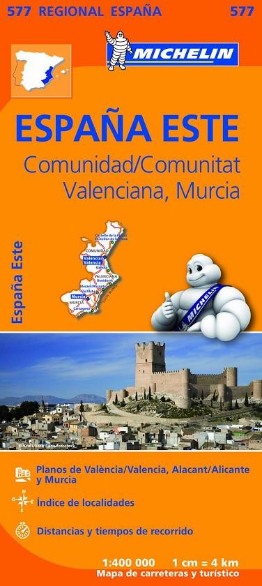 Mapa Regional Comunidad Valenciana, Murcia | 9782067184404 | Varios autores | Librería Castillón - Comprar libros online Aragón, Barbastro