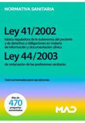 LEY 41/2002 BASICA DEL PACIENTE Y 44/2003 PROFESIONES SANITARIAS | 9788414260364 | Librería Castillón - Comprar libros online Aragón, Barbastro