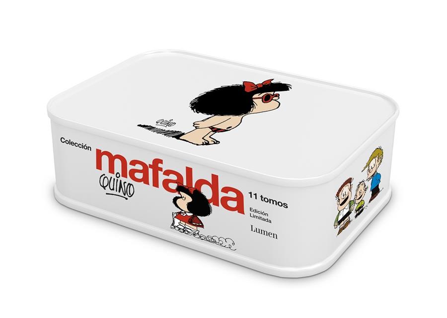 Colección Mafalda: 11 tomos en una lata (edición limitada) | 9788426410566 | Quino | Librería Castillón - Comprar libros online Aragón, Barbastro