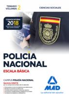 POLICÍA NACIONAL ESCALA BÁSICA. TEMARIO VOLUMEN 2 CIENCIAS SOCIALES ed.2018 | 9788414214381 | NO DISPONIBLE | Librería Castillón - Comprar libros online Aragón, Barbastro