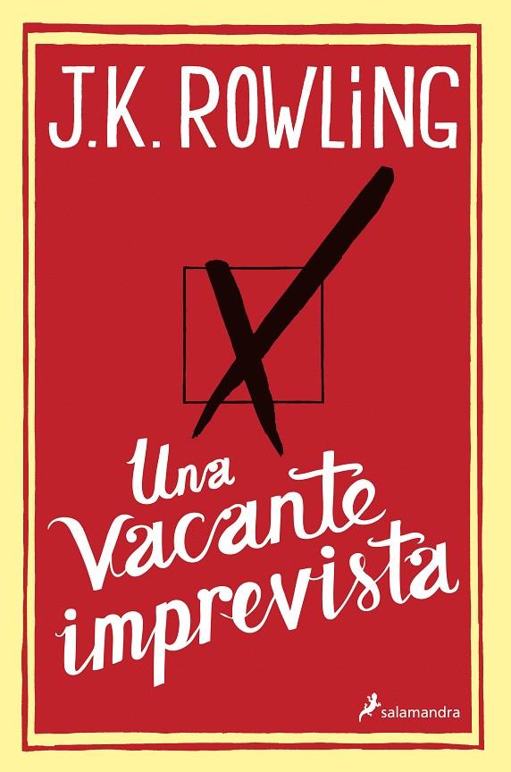 UNA VACANTE IMPREVISTA | 9788498384925 | ROWLING, J.K. | Librería Castillón - Comprar libros online Aragón, Barbastro
