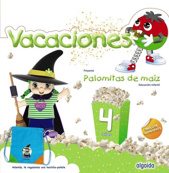 Palomitas de maíz 4 : Cuaderno de vacaciones | 9788491890508 | Campuzano Valiente, María Dolores | Librería Castillón - Comprar libros online Aragón, Barbastro