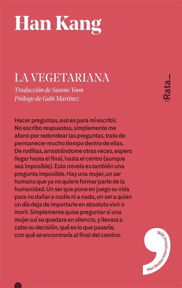 La vegetariana | 9788416738137 | Han Kang | Librería Castillón - Comprar libros online Aragón, Barbastro