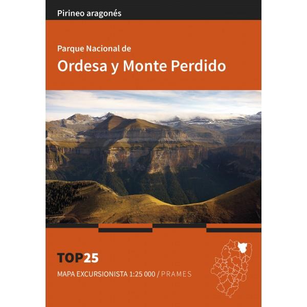 MAPA TOP 25 ORDESA Y MONTE PERDIDO | 9788483215418 | Librería Castillón - Comprar libros online Aragón, Barbastro
