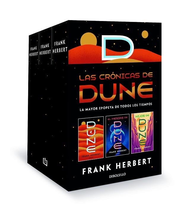 Las crónicas de Dune (pack con: Dune | El mesías de Dune | Hijos de Dune) | 9788466356985 | Herbert, Frank | Librería Castillón - Comprar libros online Aragón, Barbastro