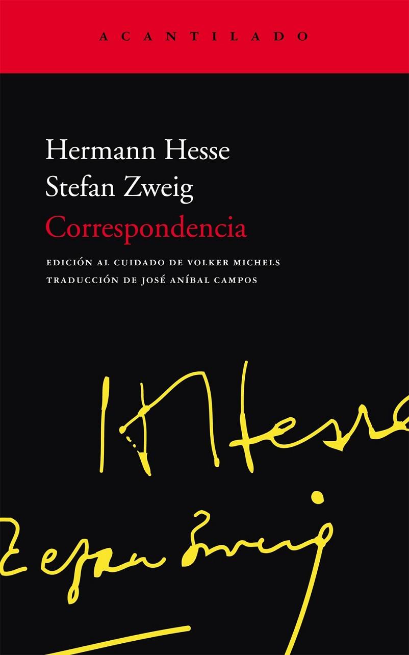Correspondencia (Hesse - Zweig) | 9788496834958 | Zweig, Stefan; Hesse, Hermann | Librería Castillón - Comprar libros online Aragón, Barbastro