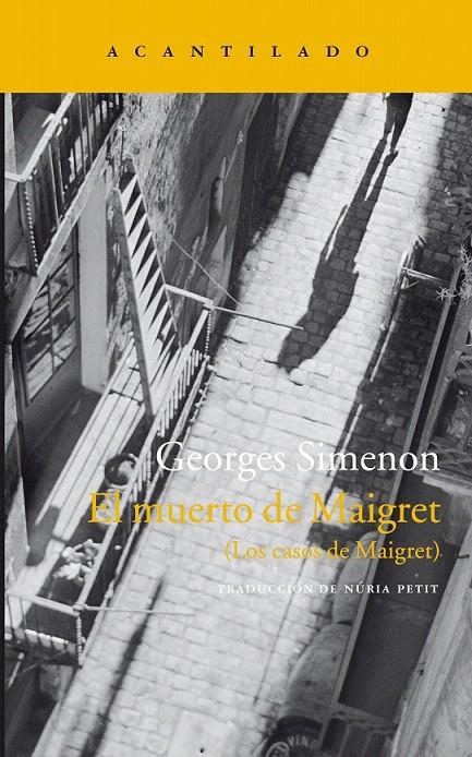 El muerto de Maigret | 9788416748167 | Simenon, Georges | Librería Castillón - Comprar libros online Aragón, Barbastro