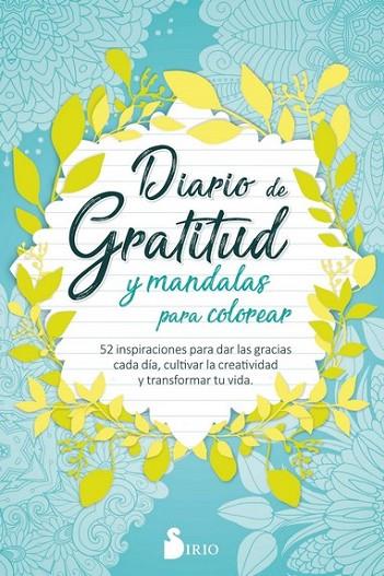 Diario de Gratitud y Mandalas para Colorear | 9788418000737 | Press, Sirio | Librería Castillón - Comprar libros online Aragón, Barbastro