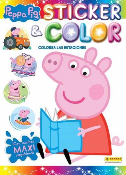 STICKER & COLOR PEPPA PIG COLOREA ESTACI | 9788413343907 | VV.AA. | Librería Castillón - Comprar libros online Aragón, Barbastro