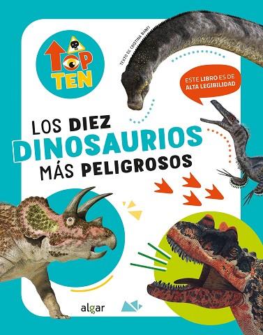Top Ten Los diez dinosaurios más peligrosos | 9788491426875 | Cristina Banfi | Librería Castillón - Comprar libros online Aragón, Barbastro