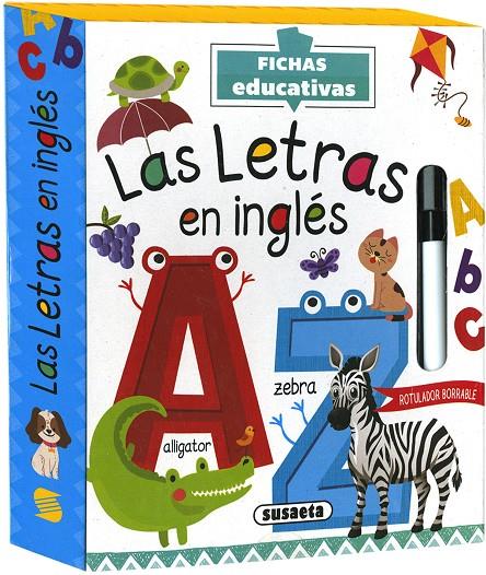 La letras en inglés | 9788467769746 | Ediciones, Susaeta | Librería Castillón - Comprar libros online Aragón, Barbastro