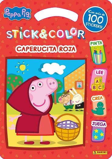 STICK & COLOR CAPERUCITA ROJA - PEPPA PIG | 9788427872295 | PEPPA PIG | Librería Castillón - Comprar libros online Aragón, Barbastro