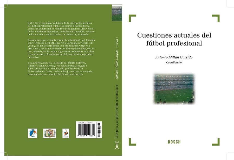 Cuestiones actuales del fútbol profesional | 9788497909662 | Millán Garrido, Antonio (coord.) | Librería Castillón - Comprar libros online Aragón, Barbastro