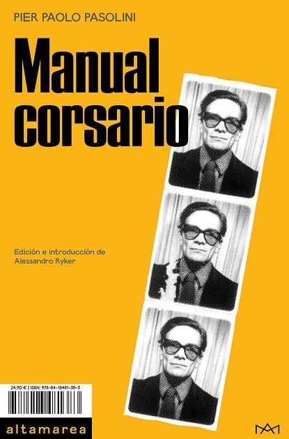 Manual corsario | 9788418481383 | Pasolini, Pier Paolo | Librería Castillón - Comprar libros online Aragón, Barbastro