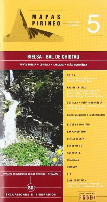 MAPA PIRINEO BIELSA BAL DE CHISTAU (guía + mapa) | 9788487997518 | VV.AA. | Librería Castillón - Comprar libros online Aragón, Barbastro