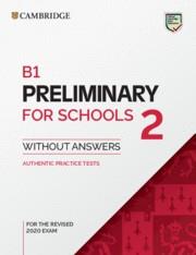 B1 Preliminary for Schools 2 Student's Book without Answers | 9781108995672 | AA.VV | Librería Castillón - Comprar libros online Aragón, Barbastro