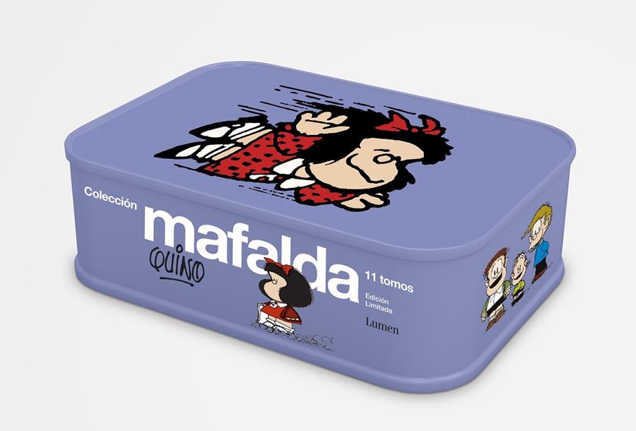 Colección Mafalda: 11 tomos en una lata (edición limitada) | 9788426481009 | Quino | Librería Castillón - Comprar libros online Aragón, Barbastro