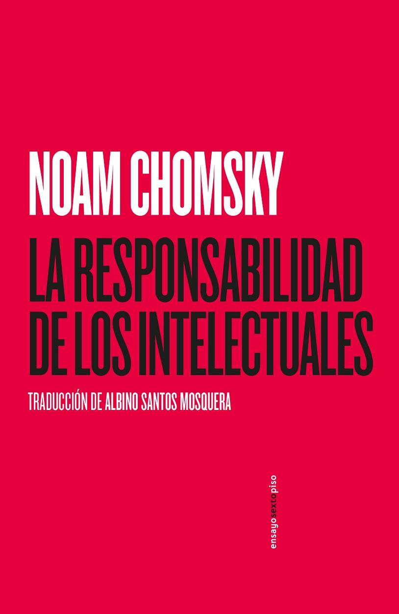 La responsabilidad de los intelectuales | 9788418342028 | Chomsky, Noam | Librería Castillón - Comprar libros online Aragón, Barbastro