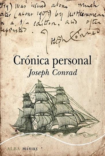 Crónica personal | 9788490652046 | Conrad, Joseph | Librería Castillón - Comprar libros online Aragón, Barbastro