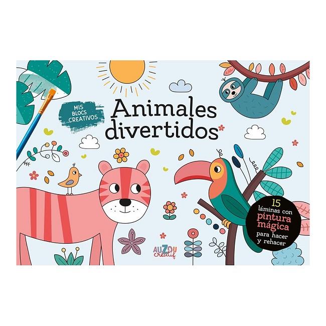 Mis blocs creativos : Animales divertidos : Pintura mágica | 9782733886113 | La Fabriken | Librería Castillón - Comprar libros online Aragón, Barbastro