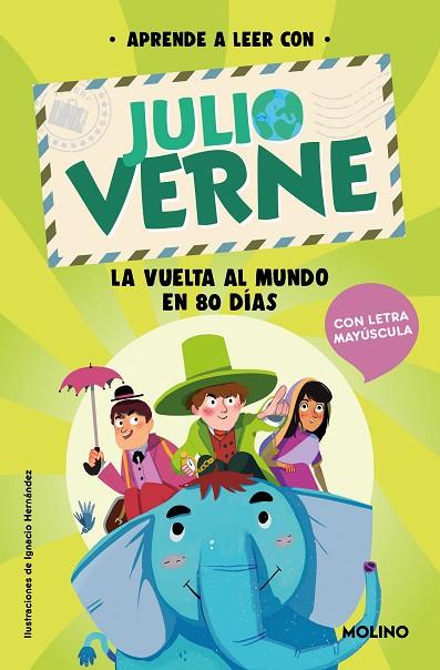 Aprende a leer con Verne - La vuelta al mundo en 80 días | 9788427237407 | Verne, Julio / Green, Shia | Librería Castillón - Comprar libros online Aragón, Barbastro