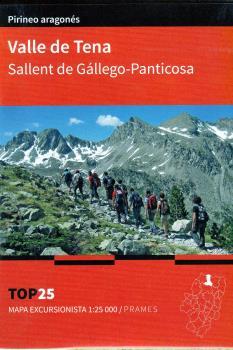 Valle de Tena-Sallent de Gállego-Panticosa. Mapa Top 25 | 9788483214930 | AA.VV | Librería Castillón - Comprar libros online Aragón, Barbastro