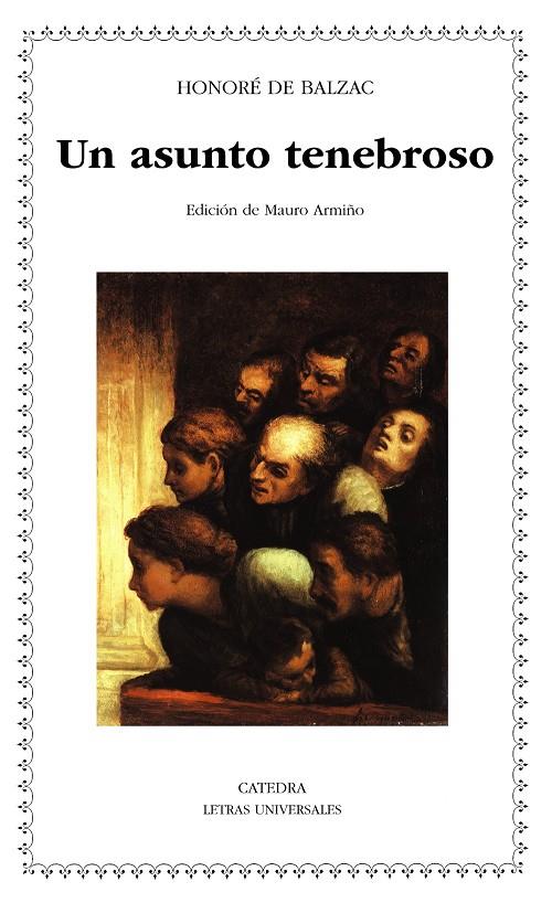 Un asunto tenebroso | 9788437640730 | Balzac, Honoré de | Librería Castillón - Comprar libros online Aragón, Barbastro