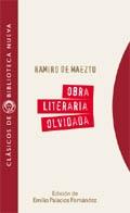 OBRA LITERARIA OLVIDADA | 9788470307621 | MAEZTU, RAMIRO DE | Librería Castillón - Comprar libros online Aragón, Barbastro