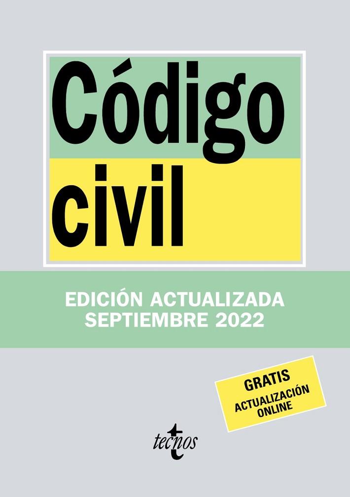 Código Civil | 9788430985562 | Editorial Tecnos | Librería Castillón - Comprar libros online Aragón, Barbastro