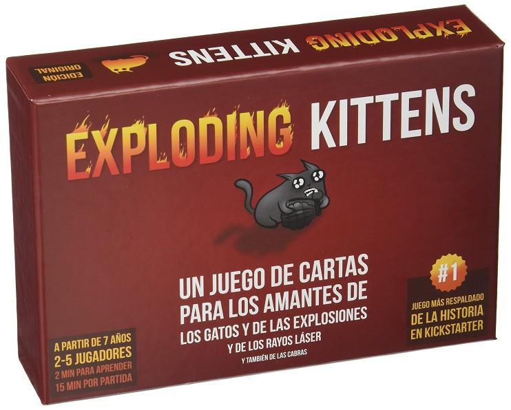 JUEGO DE MESA EXPLODING KITTENS | 3558380050315 | Librería Castillón - Comprar libros online Aragón, Barbastro