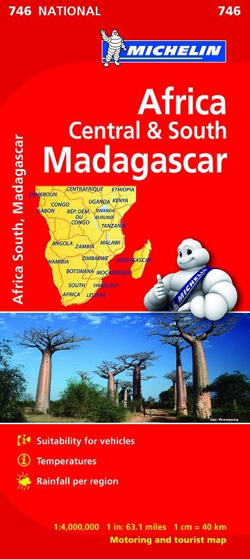 Mapa National África Centro-Sur, Madagascar | 9782067172555 | VV.AA. | Librería Castillón - Comprar libros online Aragón, Barbastro