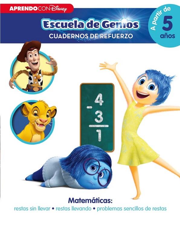 Disney Restas y Restas llevando (Escuela de genios - Matemáticas) | 9788416548330 | DISNEY | Librería Castillón - Comprar libros online Aragón, Barbastro