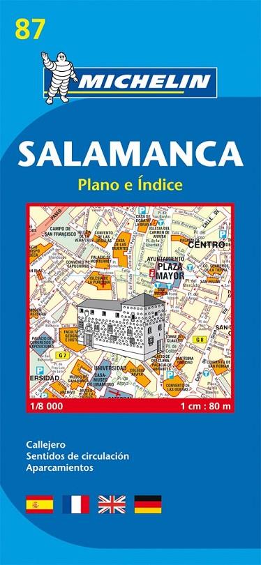 SALAMANCA - PLANO MICHELIN 87 | 9782067127999 | Librería Castillón - Comprar libros online Aragón, Barbastro