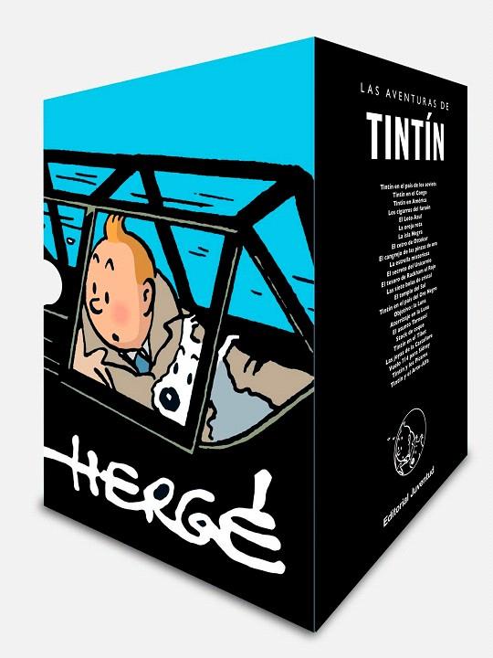 Cofre Aniversario Tintín (Estuche + 24 libros) | 9788426145420 | Hergé | Librería Castillón - Comprar libros online Aragón, Barbastro