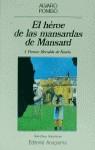 HEROE DE LAS MANSARDAS DE MANSARD, EL | 9788433917010 | POMBO, ALVARO | Librería Castillón - Comprar libros online Aragón, Barbastro